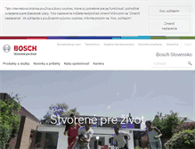 Tablet Screenshot of bosch.sk